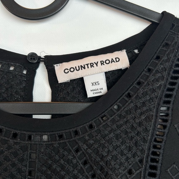 Country Road, Oversized embroidered fringe dress, XXS - Picture 3 of 4